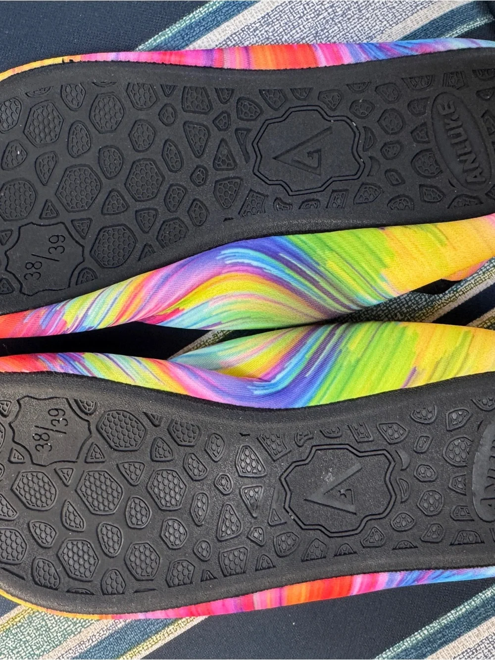 Vibrant Multicolor Slip-On Water Shoes